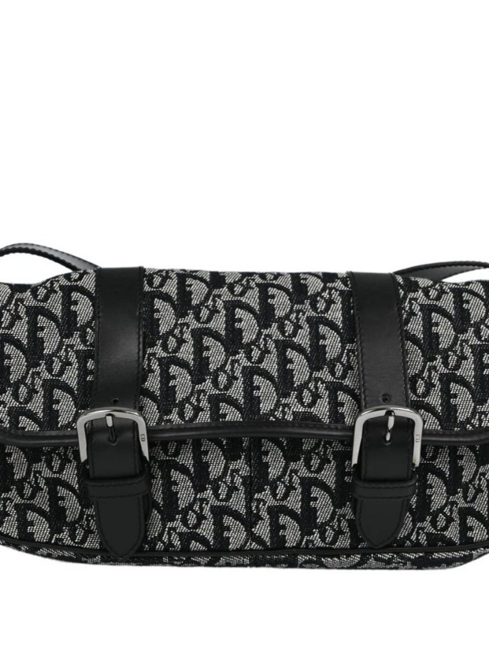 Christian Dior Black Trotter Shoulder Bag 01RU0043 123904